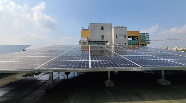 한국체육대학교 교수연구동 옥상 태양광 발전설비